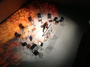 McGregor performing "Foundry" by Paul Steenhuisen.