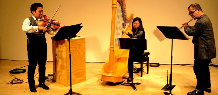 Onyx Trio performing at Open Space in Victoria BC