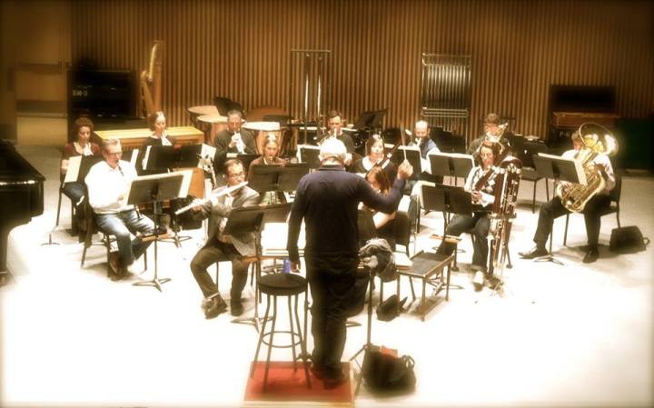 Performing with the VSO, Bramwell Tovey, conductor.